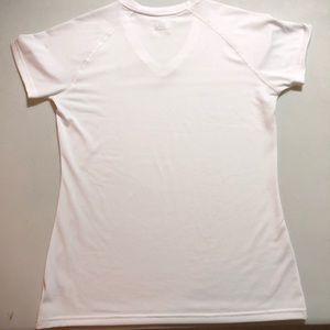 Under Armour Tops - White Under Armour V-Neck Breathable T-Shirt Under Armour Tops - White Under Armour V-Neck Breathable T-Shirt